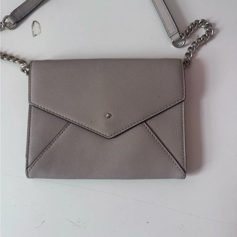 Kate Spade Women's Beige Polka Dot Envelope Crossbody Purse